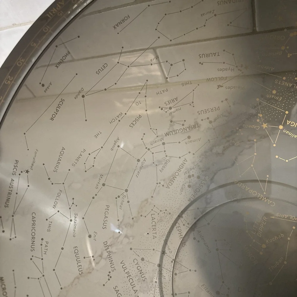 Vtg Rare Spherical Concepts North Star Sphere Globe 